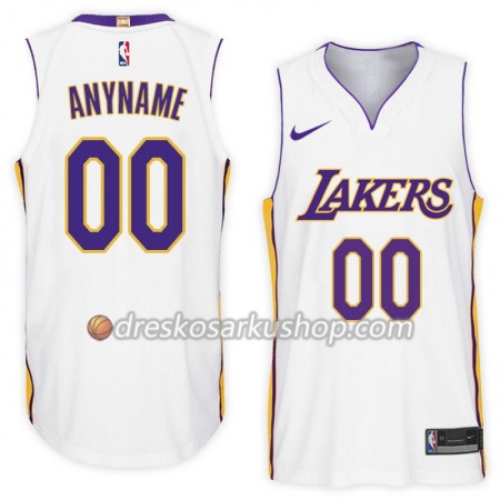 Muški NBA Dres Los Angeles Lakers Personalizirani Nike 2017-18 Bijela Swingman